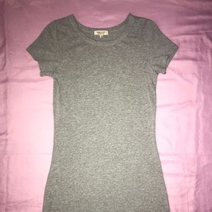 Gray T-shirt Dress